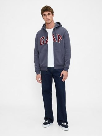 VintageSoft Hoodie mit durchgehendem Reißverschluss für Erwachsene VintageSoft Hoodie mit durchgehendem Reißverschluss für Erwachsene