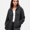 VintageSoft Hoodie mit durchgehendem Reißverschluss für Erwachsene VintageSoft Hoodie mit durchgehendem Reißverschluss für Erwachsene
