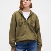 VintageSoft Hoodie mit durchgehendem Reißverschluss für Erwachsene VintageSoft Hoodie mit durchgehendem Reißverschluss für Erwachsene