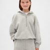 VintageSoft Hoodie mit halbem Reißverschluss für Kinder VintageSoft Hoodie mit halbem Reißverschluss für Kinder
