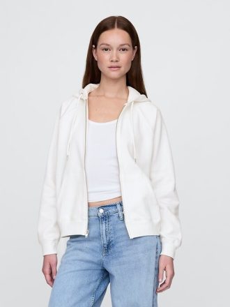 VintageSoft Kapuzenjacke mit Reißverschluss