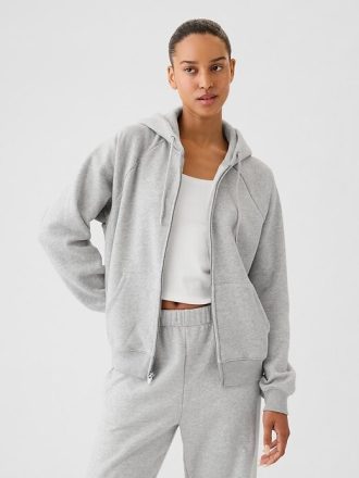 VintageSoft Kapuzenjacke mit Reißverschluss