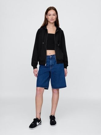 VintageSoft Kapuzenjacke mit Reißverschluss