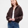 VintageSoft Keil-Hoodie mit durchgehendem Reißverschluss VintageSoft Keil-Hoodie mit durchgehendem Reißverschluss