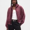 VintageSoft Keil-Hoodie mit durchgehendem Reißverschluss VintageSoft Keil-Hoodie mit durchgehendem Reißverschluss