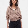 VintageSoft Keil-Hoodie mit durchgehendem Reißverschluss VintageSoft Keil-Hoodie mit durchgehendem Reißverschluss