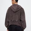 VintageSoft Keil-Hoodie mit durchgehendem Reißverschluss VintageSoft Keil-Hoodie mit durchgehendem Reißverschluss