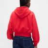 VintageSoft Keil-Hoodie mit durchgehendem Reißverschluss