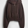 VintageSoft Keil-Hoodie mit durchgehendem Reißverschluss VintageSoft Keil-Hoodie mit durchgehendem Reißverschluss