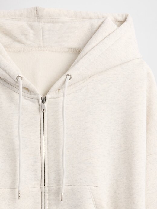 VintageSoft Keil-Hoodie mit durchgehendem Reißverschluss VintageSoft Keil-Hoodie mit durchgehendem Reißverschluss
