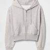 VintageSoft Keil-Hoodie mit durchgehendem Reißverschluss VintageSoft Keil-Hoodie mit durchgehendem Reißverschluss
