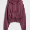 VintageSoft Keil-Hoodie mit durchgehendem Reißverschluss VintageSoft Keil-Hoodie mit durchgehendem Reißverschluss