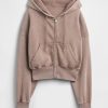 VintageSoft Keil-Hoodie mit durchgehendem Reißverschluss VintageSoft Keil-Hoodie mit durchgehendem Reißverschluss