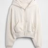 VintageSoft Keil-Hoodie mit durchgehendem Reißverschluss VintageSoft Keil-Hoodie mit durchgehendem Reißverschluss