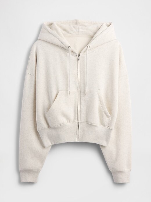 VintageSoft Keil-Hoodie mit durchgehendem Reißverschluss VintageSoft Keil-Hoodie mit durchgehendem Reißverschluss