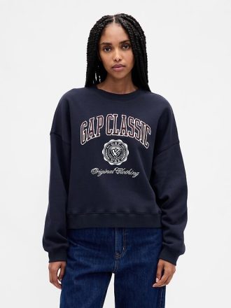 VintageSoft – Keil-Sweatshirt mit Logo