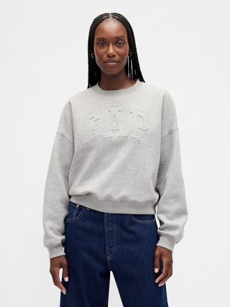 VintageSoft – Keil-Sweatshirt mit Logo