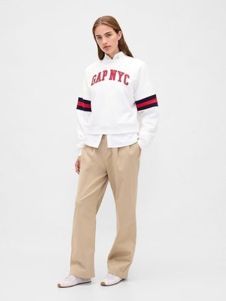 VintageSoft – Keil-Sweatshirt mit Logo