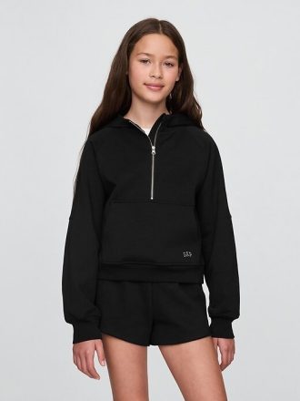 VintageSoft Pullover mit halbem Reißverschluss für Kinder