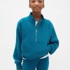VintageSoft Pullover mit halbem Reißverschluss für Kinder