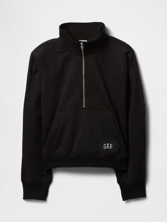 VintageSoft Pullover mit halbem Reißverschluss für Kinder
