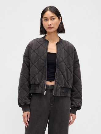 VintageSoft Stepp-Bomberjacke