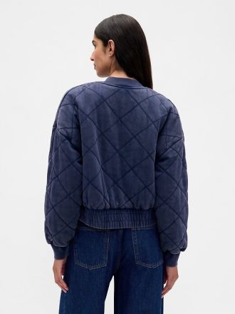 VintageSoft Stepp-Bomberjacke