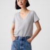 VintageSoft T-Shirt mit V-Ausschnitt aus Bio-Baumwolle VintageSoft T-Shirt mit V-Ausschnitt aus Bio-Baumwolle