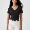 VintageSoft T-Shirt mit V-Ausschnitt aus Bio-Baumwolle VintageSoft T-Shirt mit V-Ausschnitt aus Bio-Baumwolle