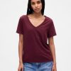VintageSoft T-Shirt mit V-Ausschnitt aus Bio-Baumwolle VintageSoft T-Shirt mit V-Ausschnitt aus Bio-Baumwolle