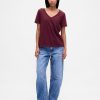 VintageSoft T-Shirt mit V-Ausschnitt aus Bio-Baumwolle VintageSoft T-Shirt mit V-Ausschnitt aus Bio-Baumwolle