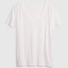 VintageSoft T-Shirt mit V-Ausschnitt aus Bio-Baumwolle VintageSoft T-Shirt mit V-Ausschnitt aus Bio-Baumwolle