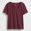 VintageSoft T-Shirt mit V-Ausschnitt aus Bio-Baumwolle VintageSoft T-Shirt mit V-Ausschnitt aus Bio-Baumwolle