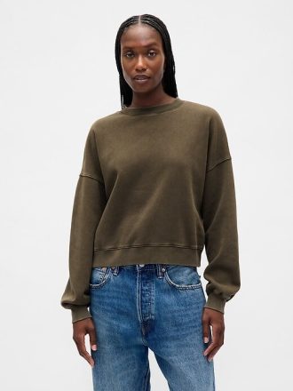 VintageSoft – Wedge – Rundhals-Sweatshirt