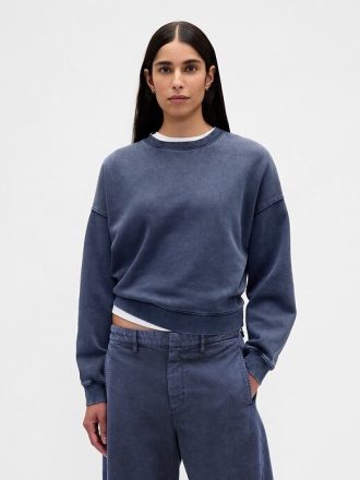 VintageSoft – Wedge – Rundhals-Sweatshirt