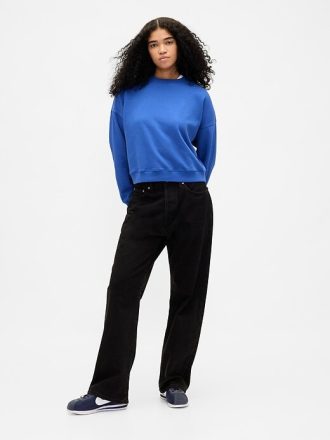 VintageSoft – Wedge – Rundhals-Sweatshirt