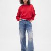 VintageSoft – Wedge – Rundhals-Sweatshirt