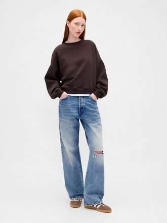 VintageSoft – Wedge – Rundhals-Sweatshirt