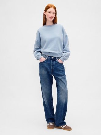 VintageSoft – Wedge – Rundhals-Sweatshirt