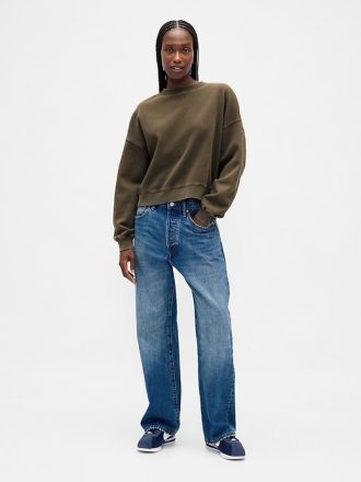 VintageSoft – Wedge – Rundhals-Sweatshirt