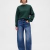 VintageSoft – Wedge – Rundhals-Sweatshirt