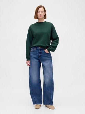 VintageSoft – Wedge – Rundhals-Sweatshirt