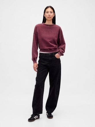 VintageSoft – Wedge – Rundhals-Sweatshirt