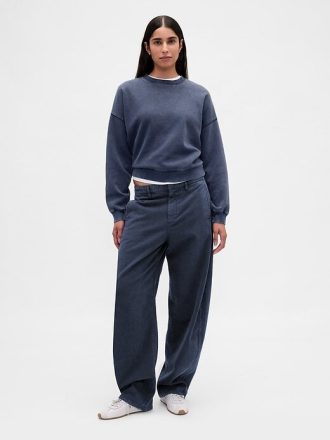 VintageSoft – Wedge – Rundhals-Sweatshirt