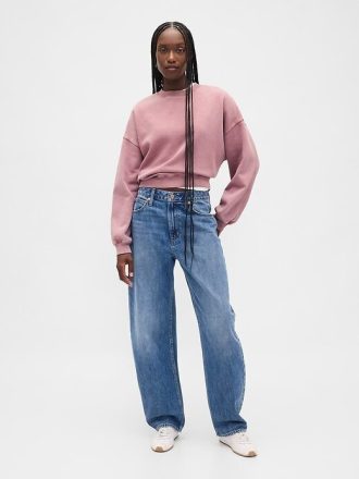 VintageSoft – Wedge – Rundhals-Sweatshirt