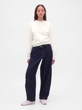 VintageSoft – Wedge – Rundhals-Sweatshirt