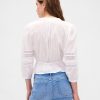 Voile-Top mit Spitzenbesatz Voile-Top mit Spitzenbesatz