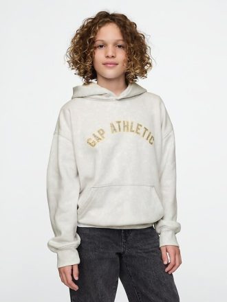Weicher Vintage-Hoodie mit Logo für Kinder