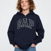 Weicher Vintage-Kapuzenpullover mit Logo für Kinder Weicher Vintage-Kapuzenpullover mit Logo für Kinder
