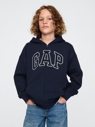 Weicher Vintage-Kapuzenpullover mit Logo für Kinder